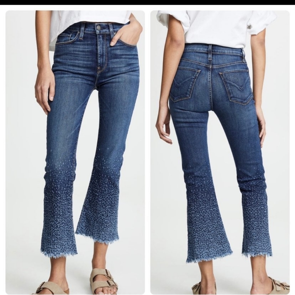 Hudson Holly Flare Highwaist Ankle Denim Jeans - Picture 3 of 12